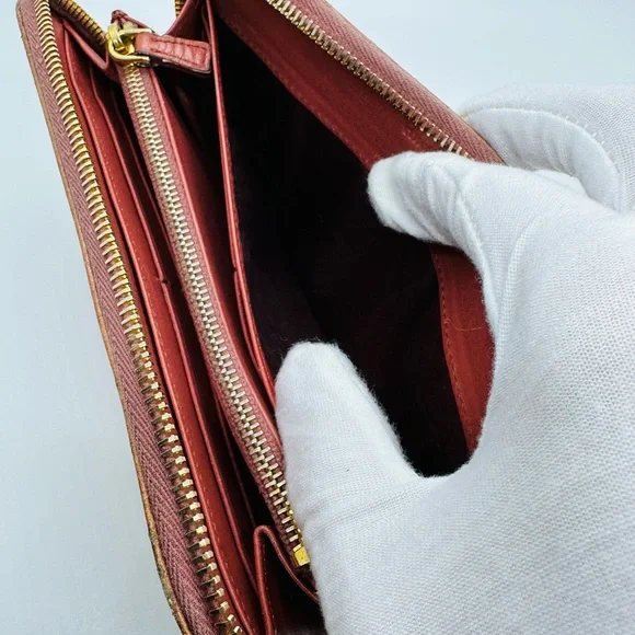 MIU MIU large Crocodile Zip around Wallet